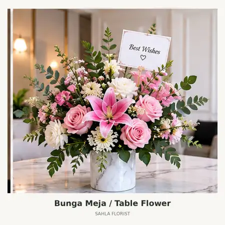Bunga Meja Condongcatur